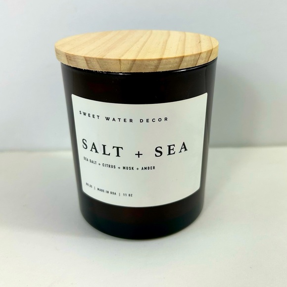Sweet Water Decor Salt + Sea Soy Candle Made in the USA - Picture 1 of 3